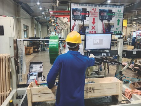 Minimising downtime with factory support.